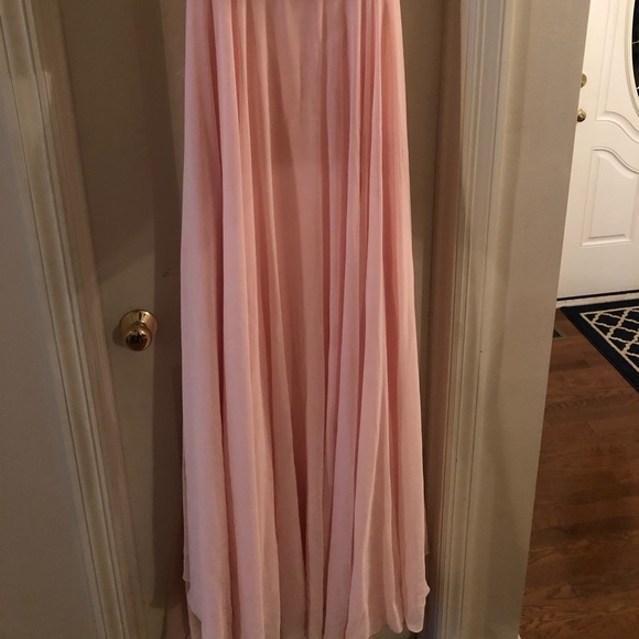 Beaded Strapless Gown with Small Train - Picture 3 of 5